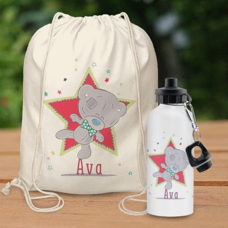 Personalised Tiny Tatty Teddy Little Circus Bag & Bottle Set Extra Image 1